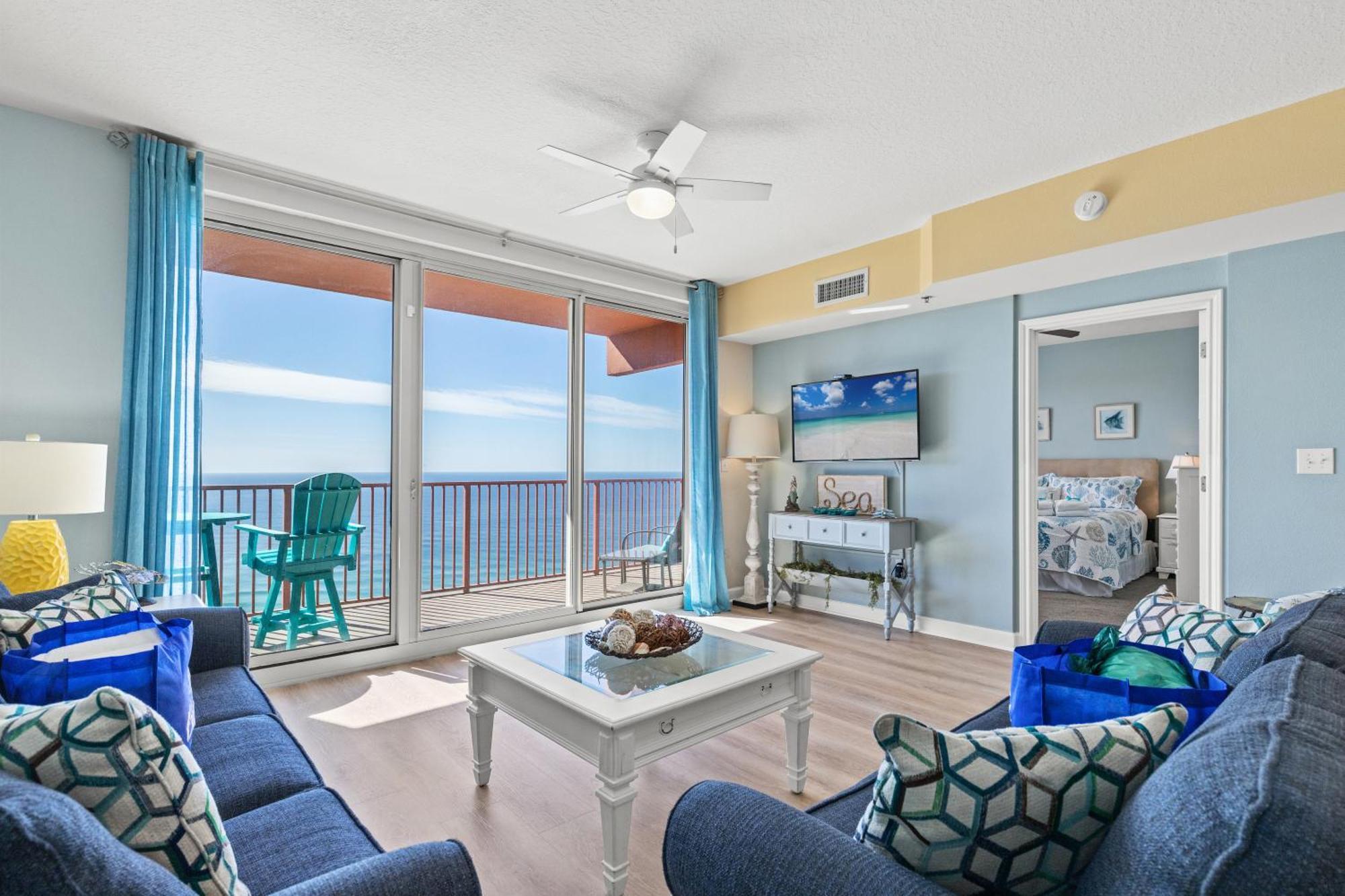 Penthouse With Beautiful Beach Views! 1 Bedroom, 2 Bathroom Penthouse! Panama City Beach Zewnętrze zdjęcie